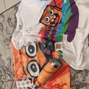 Cinnamon Toast Crunch Shirt bottle bag hair tie stickers temporary tattoo New